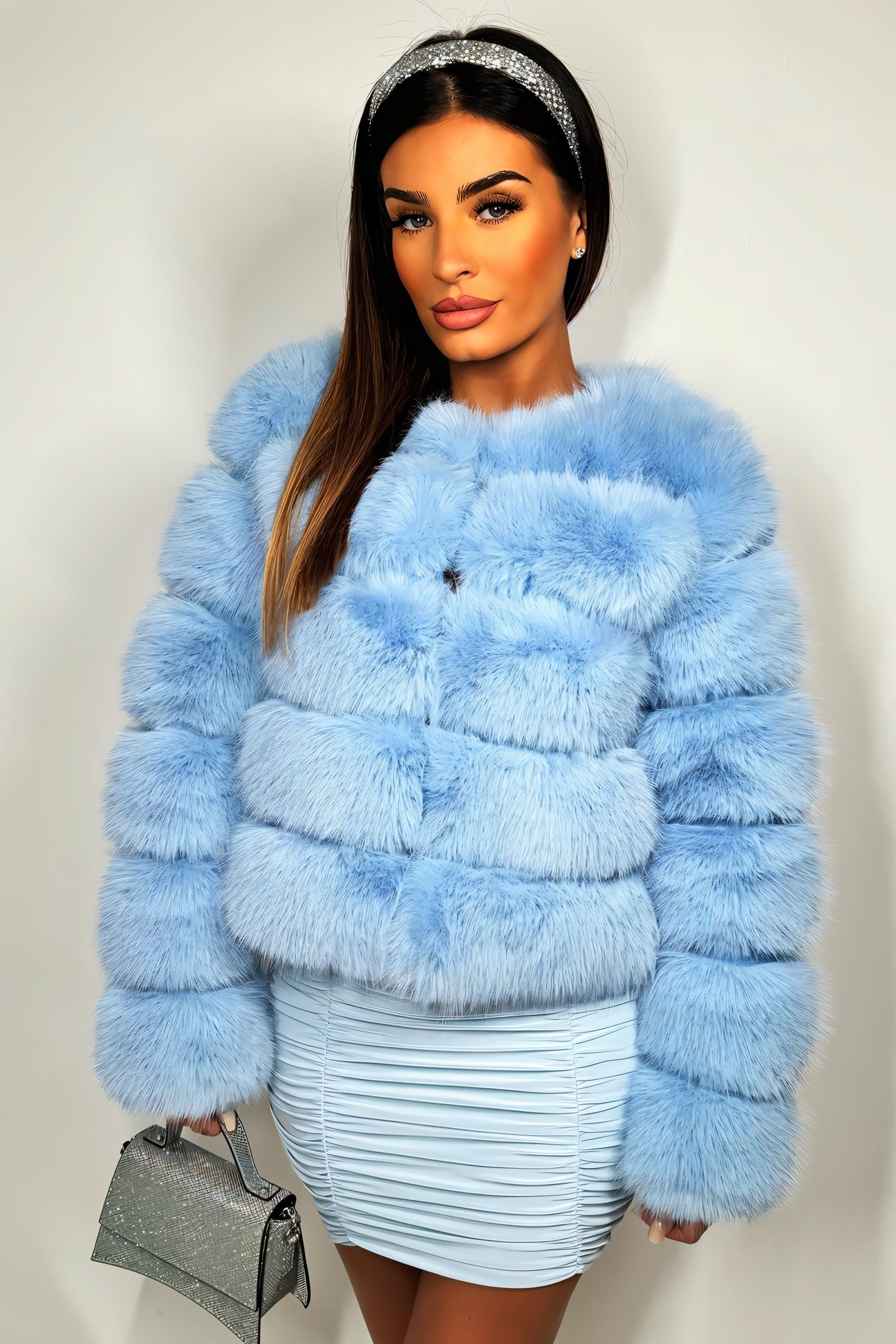 BEATRICE Kunstfell-Bubble-Jacke