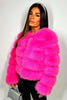 BEATRICE Kunstfell-Bubble-Jacke