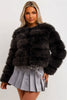 BEATRICE Kunstfell-Bubble-Jacke