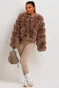 BEATRICE Kunstfell-Bubble-Jacke