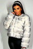 BEATRICE Kunstfell-Bubble-Jacke