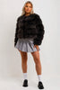 BEATRICE Kunstfell-Bubble-Jacke