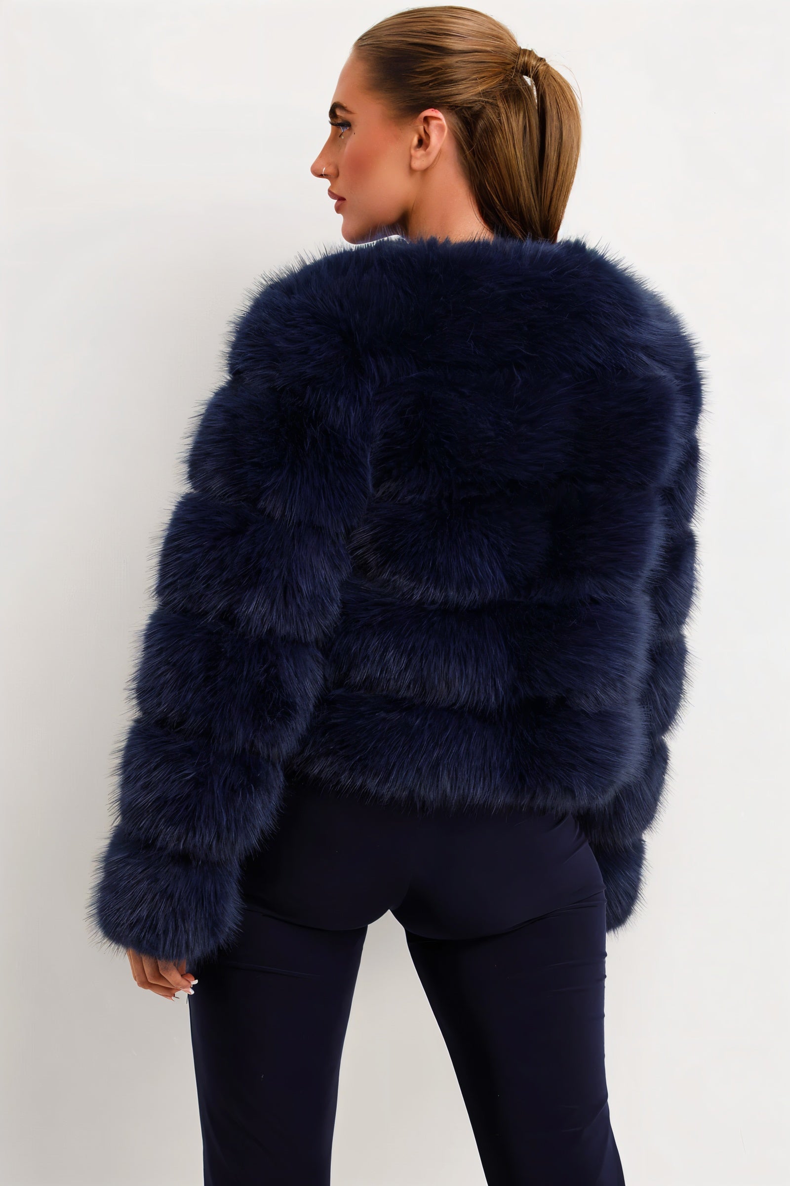 BEATRICE Kunstfell-Bubble-Jacke