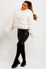 BEATRICE Kunstfell-Bubble-Jacke