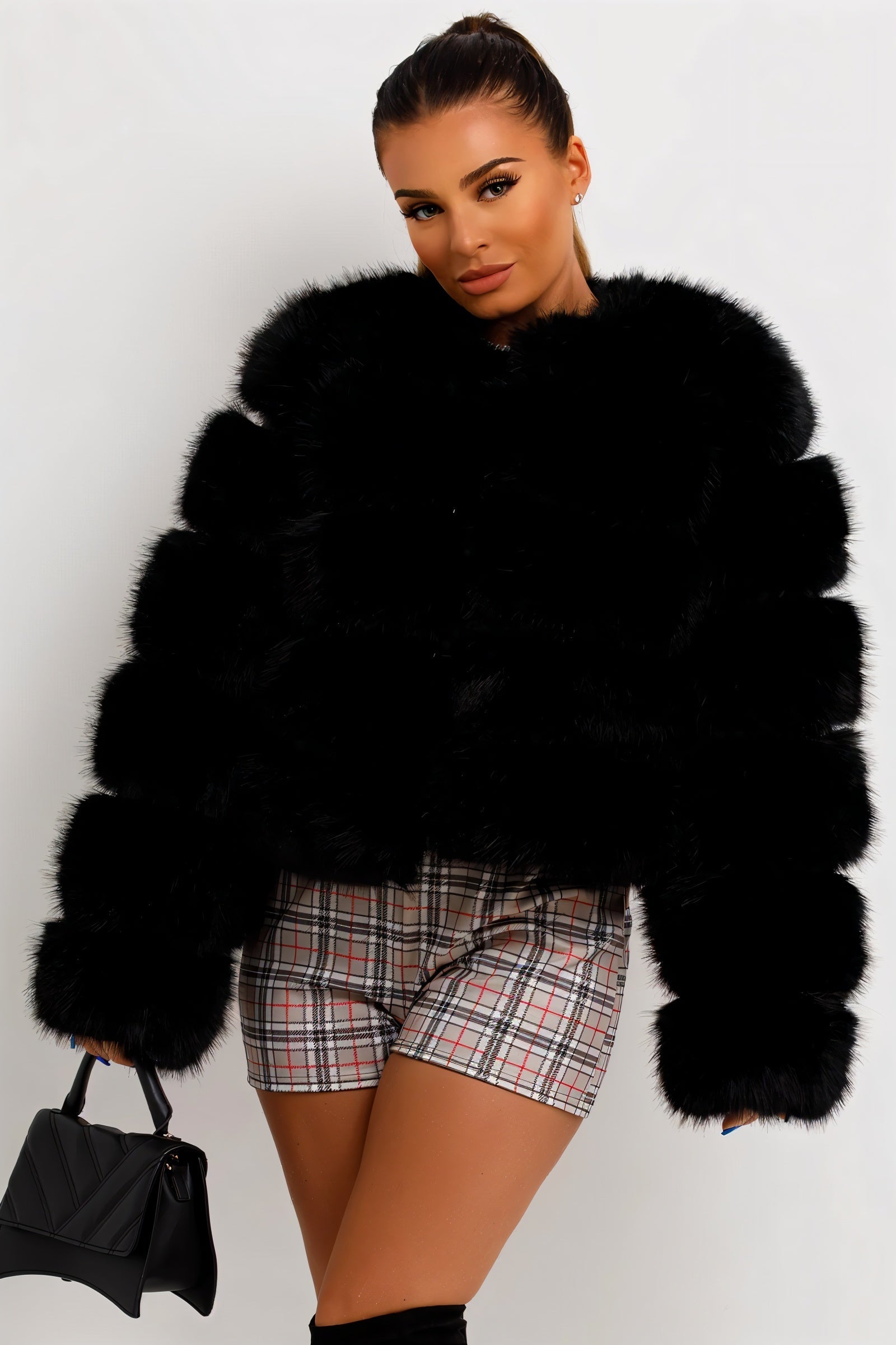 BEATRICE Kunstfell-Bubble-Jacke