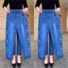 Justine | Damen Hochelastische Jeans Mit Herz-Muster Stickereien