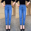 Justine | Damen Hochelastische Jeans Mit Herz-Muster Stickereien