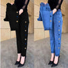 Justine | Damen Hochelastische Jeans Mit Herz-Muster Stickereien