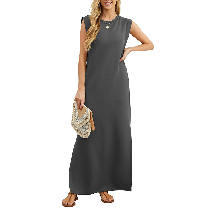 Leona | Flared T-Shirt Midi Kleid