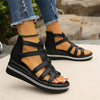 Danny | Strass-Sandalen mit Keilabsatz