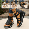 Danny | Strass-Sandalen mit Keilabsatz