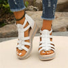 Danny | Strass-Sandalen mit Keilabsatz