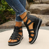Danny | Strass-Sandalen mit Keilabsatz