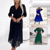 Selina | Flowy Chiffon Maxi Kleid
