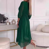 Selina | Flowy Chiffon Maxi Kleid