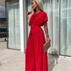 Yael | 🔥50% Rabatt🔥Unifarbener Jumpsuit mit hoher Taille und gefaltetem Bein