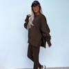 Léa | Zweiteiliges Lounge Set mit Schlitz