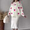 Mohamae | Zweiteiliger Strickrock Love