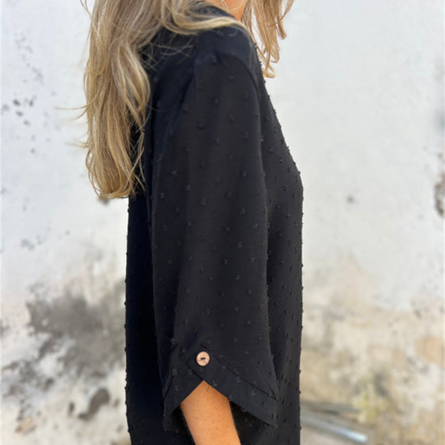 Jamin | Lässiges Jacquard-Oberteil mit Rundhalsausschnitt für Damen