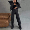 Noa | Zweiteiliges Freizeit-Set mit Zip-Jacke