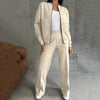 Noa | Zweiteiliges Freizeit-Set mit Zip-Jacke