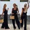 Ada | Ärmelloser Jumpsuit mit weitem Bein für Damen