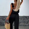 Ada | Ärmelloser Jumpsuit mit weitem Bein für Damen