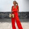 Ada | Ärmelloser Jumpsuit mit weitem Bein für Damen