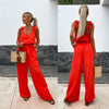 Ada | Ärmelloser Jumpsuit mit weitem Bein für Damen