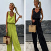 Ada | Ärmelloser Jumpsuit mit weitem Bein für Damen