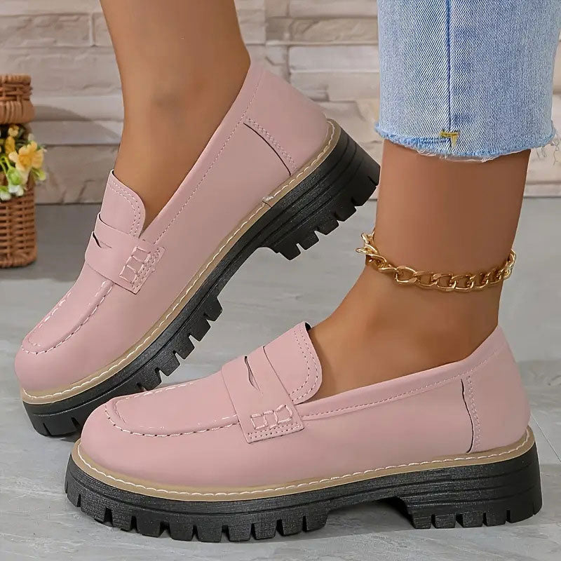 Nicole | Bequeme klobige Slipper für Frauen mit Plattform