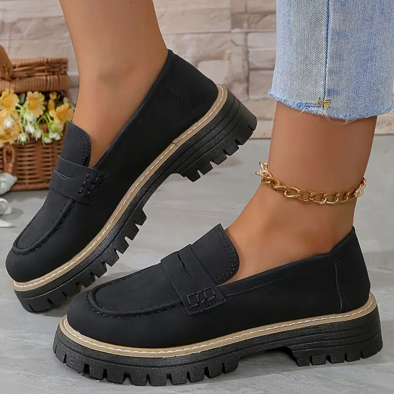 Nicole | Bequeme klobige Slipper für Frauen mit Plattform