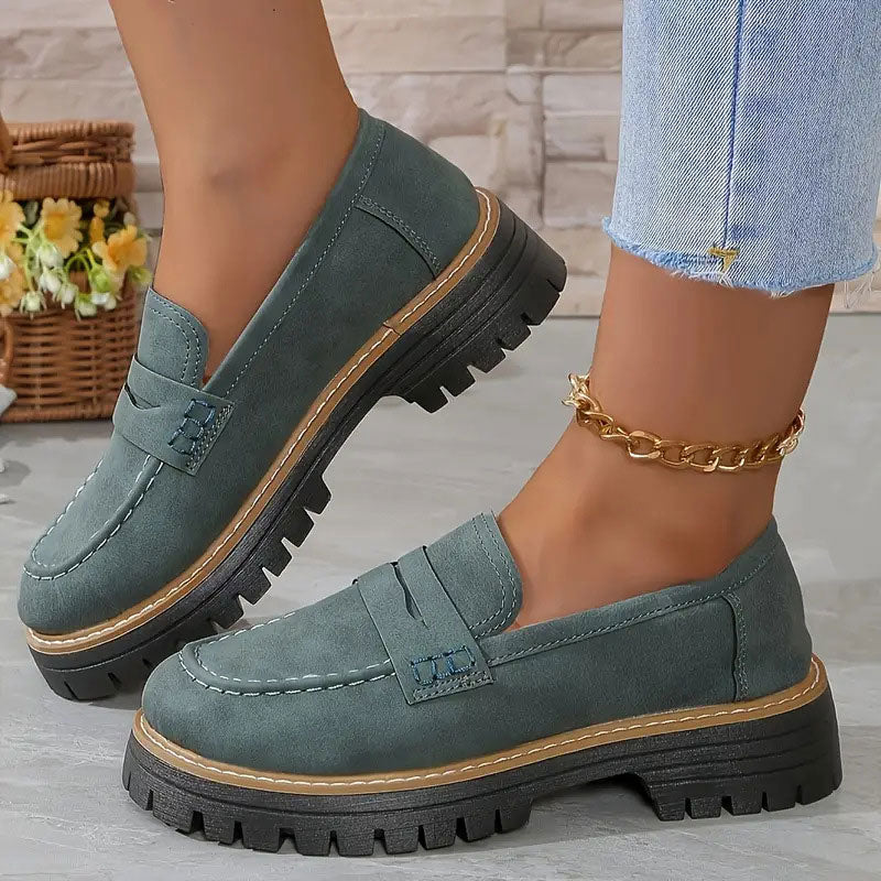 Nicole | Bequeme klobige Slipper für Frauen mit Plattform