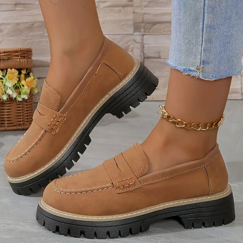 Nicole | Bequeme klobige Slipper für Frauen mit Plattform