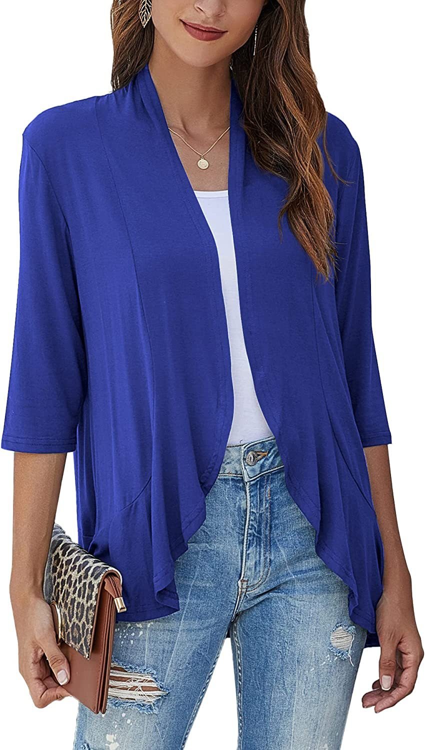 Lilliana | Lässige, leichte Damen-Cardigans mit offener Vorderseite
