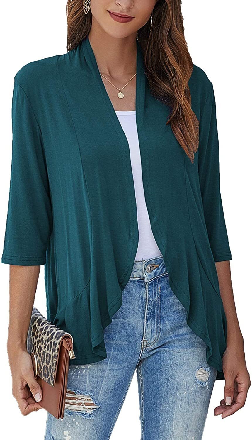 Lilliana | Lässige, leichte Damen-Cardigans mit offener Vorderseite