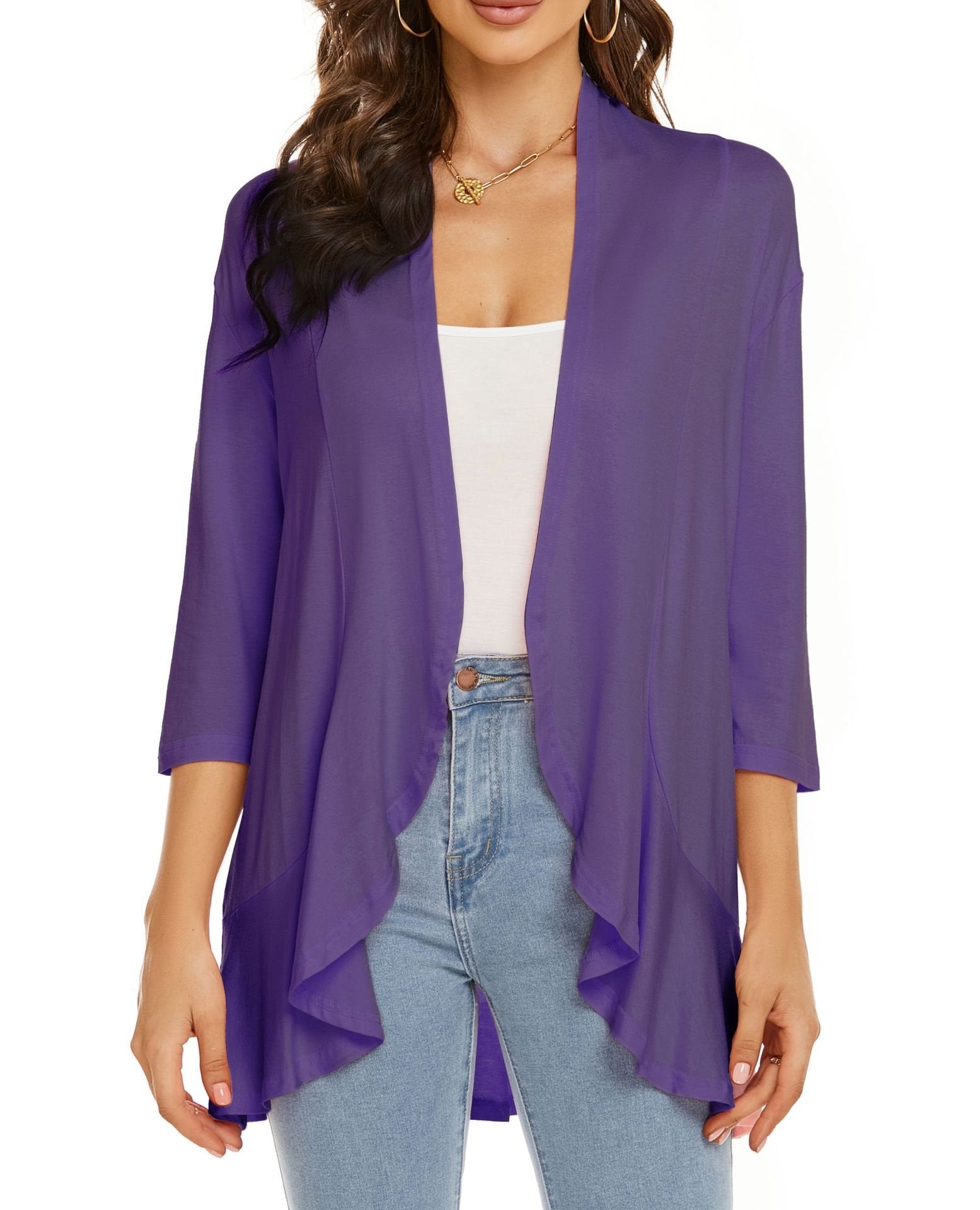 Lilliana | Lässige, leichte Damen-Cardigans mit offener Vorderseite