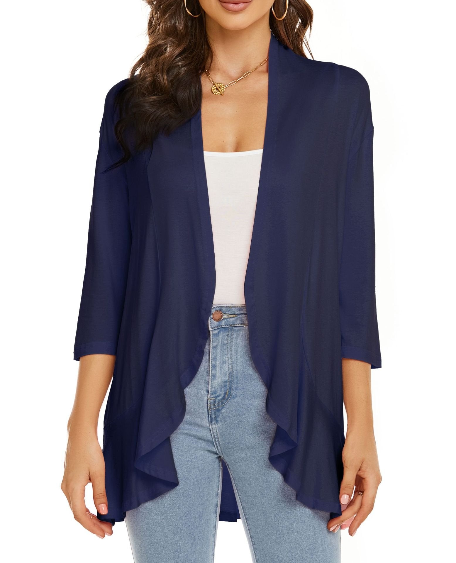 Lilliana | Lässige, leichte Damen-Cardigans mit offener Vorderseite