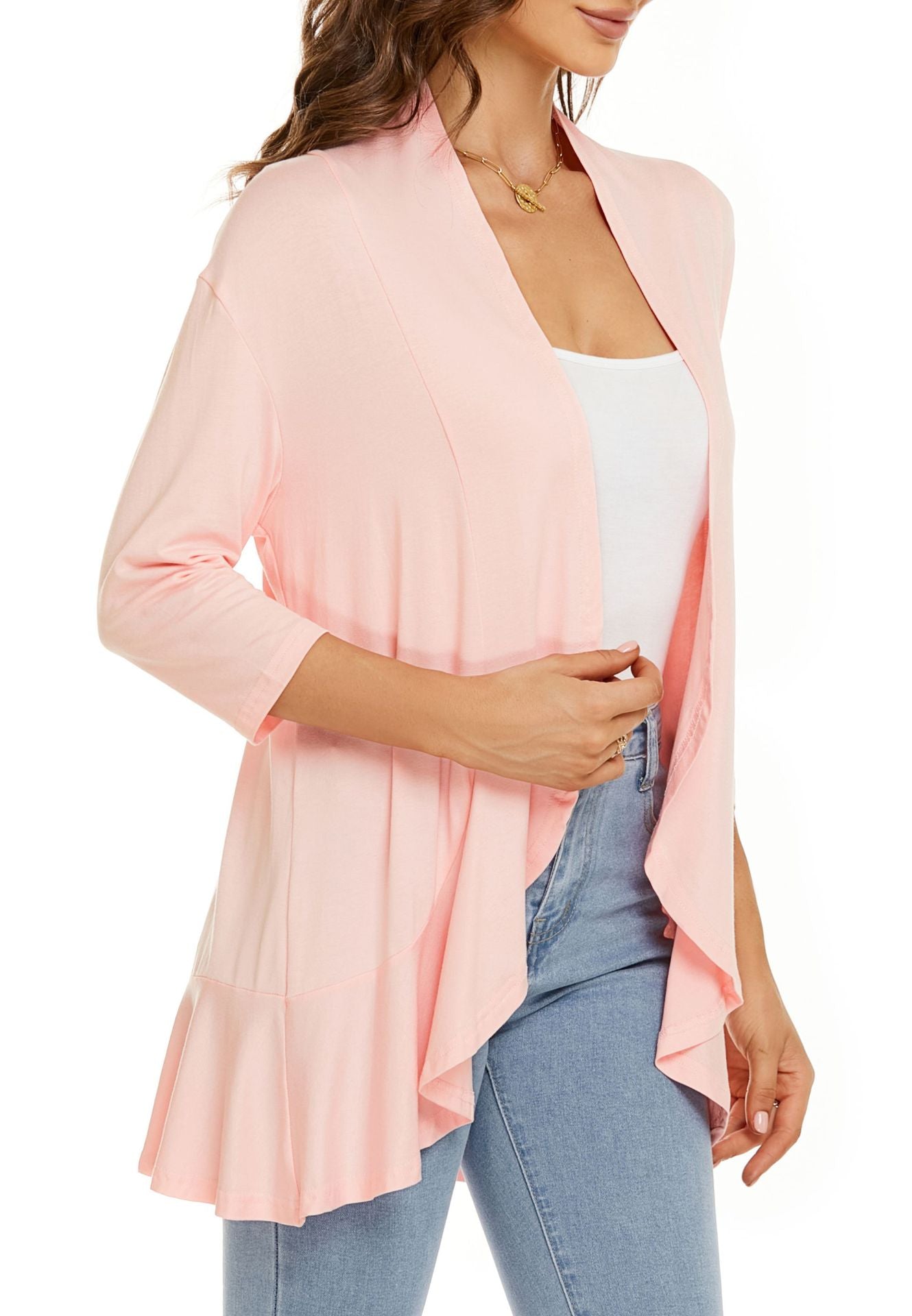 Lilliana | Lässige, leichte Damen-Cardigans mit offener Vorderseite