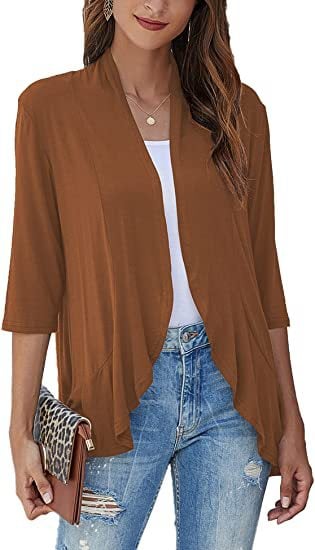 Lilliana | Lässige, leichte Damen-Cardigans mit offener Vorderseite