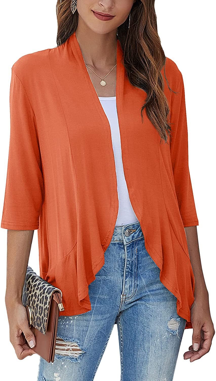 Lilliana | Lässige, leichte Damen-Cardigans mit offener Vorderseite