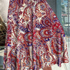 Xena | Lässiger Damenrock mit hohem Bund und trendigem Blumenprint