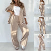 Rebekah | Kostenloser Versand Damen Casual Beige 2-Teiliges Set