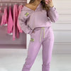 Mila | Zweiteiliges Colorblock-Jogging-Set