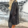Nola | Oversized Damen-Leinenhemd mit Knopfleiste