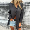 Nola | Oversized Damen-Leinenhemd mit Knopfleiste