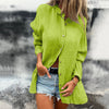 Nola | Oversized Damen-Leinenhemd mit Knopfleiste