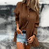 Nola | Oversized Damen-Leinenhemd mit Knopfleiste