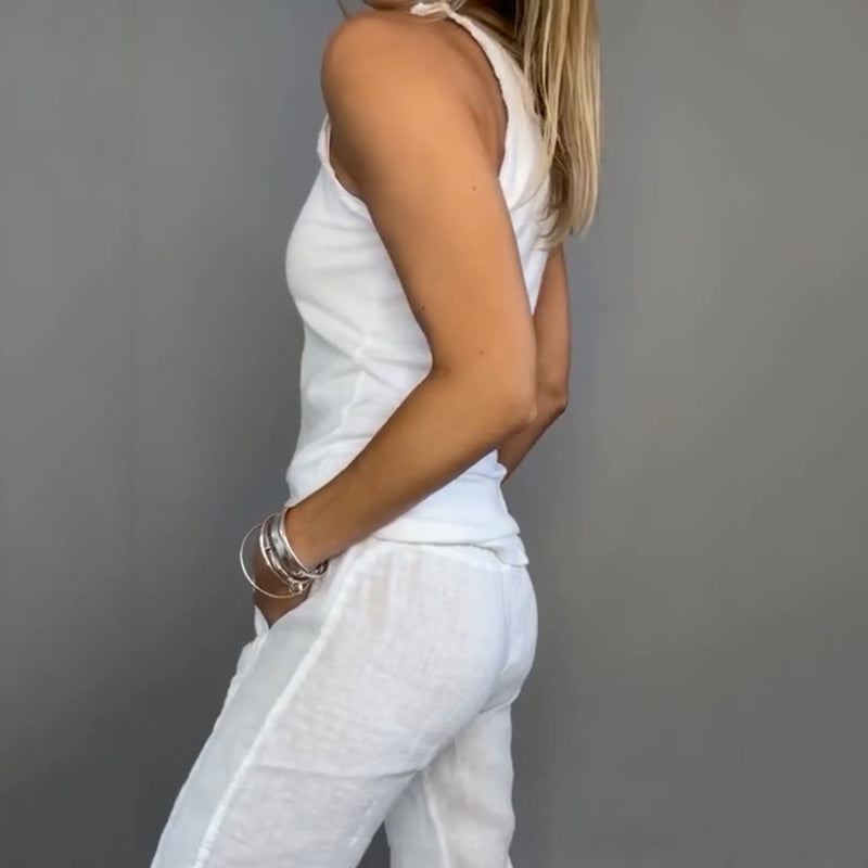 Rona | Zweiteiliges Freizeit-Set für Damen in Unifarben