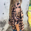 Donovan | Baseballjacke mit Zebramuster und Reißverschluss für Damen